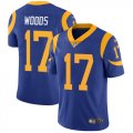 Wholesale Cheap Nike Rams #17 Robert Woods Royal Blue Alternate Men's Stitched NFL Vapor Untouchable Limited Jersey