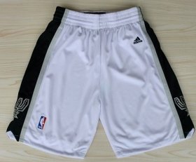 Wholesale Cheap San Antonio Spurs White Short