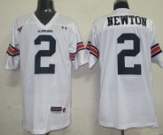 Wholesale Cheap Auburn Tigers #2 Newton White Jersey