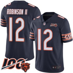 Wholesale Cheap Nike Bears #12 Allen Robinson II Navy Blue Team Color Men\'s Stitched NFL 100th Season Vapor Limited Jersey