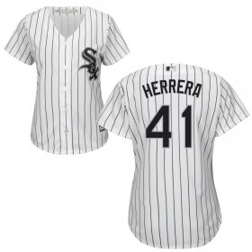 Wholesale Cheap White Sox #41 Kelvin Herrera Women\'s Cool Base White Stitched MLB Jersey