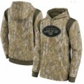 Wholesale Cheap Men New York Jets Nike Camo 2021 Salute To Service Therma Performance Pullover Hoodie