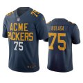 Wholesale Cheap Green Bay Packers #75 Bryan Bulaga Navy Vapor Limited City Edition NFL Jersey