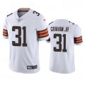 Cheap Men's Cleveland Browns #31 Thomas Graham Jr. White Vapor Untouchable Limited Stitched Jersey