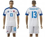 Wholesale Cheap Slovakia #13 Hrosovsky Home Soccer Country Jersey