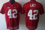 Wholesale Cheap Alabama Crimson Tide #42 Eddie Lacy Red Jersey