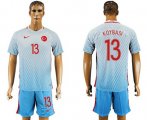 Wholesale Cheap Turkey #13 Koybasi Away Soccer Country Jersey