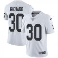 Wholesale Cheap Nike Raiders #30 Jalen Richard White Men's Stitched NFL Vapor Untouchable Limited Jersey