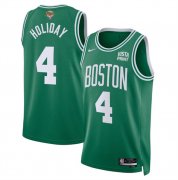 Cheap Men's Boston Celtics #4 Jrue Holiday Kelly Green 2024 Finals Icon Edition Stitched Basketball Jersey