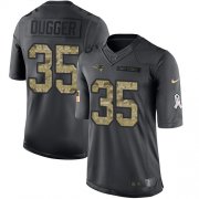 Wholesale Cheap Nike Patriots #35 Kyle Dugger Black Youth Stitched NFL Limited 2016 Salute to Service Jersey