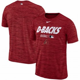 Wholesale Cheap Arizona Diamondbacks Nike Authentic Collection Velocity Team Issue Performance T-Shirt Red