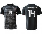 Wholesale Cheap Mexico #14 J.Hernandez Black Soccer Country Jersey