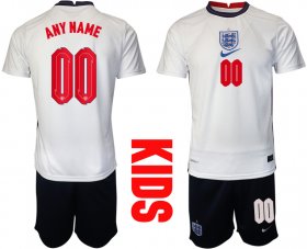 Wholesale Cheap 2021 European Cup England home Youth custom soccer jerseys