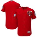 Wholesale Cheap Twins Blank Red 2019 Spring Training Flex Base Stitched MLB Jersey