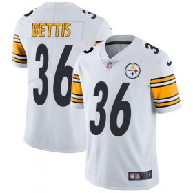 Wholesale Cheap Nike Steelers #36 Jerome Bettis White Youth Stitched NFL Vapor Untouchable Limited Jersey