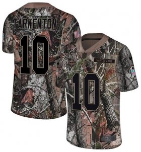 Wholesale Cheap Nike Vikings #10 Fran Tarkenton Camo Men\'s Stitched NFL Limited Rush Realtree Jersey