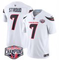 Cheap Men's Houston Texans #7 C.J. Stroud White F.U.S.E. 2024 AFC South Division Champions Vapor Limited Stitched Football Jersey