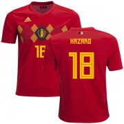 Wholesale Cheap Belgium #18 Hazard Home Kid Soccer Country Jersey