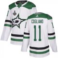 Cheap Adidas Stars #11 Andrew Cogliano White Road Authentic Youth 2020 Stanley Cup Final Stitched NHL Jersey