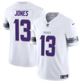 Cheap Men\'s Minnesota Vikings #13 Daniel Jones White 2024 F.U.S.E. Winter Warrior Limited Stitched Jersey