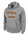 Wholesale Cheap Washington Redskins Heart & Soul Pullover Hoodie Grey