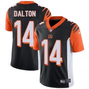 Wholesale Cheap Nike Bengals #14 Andy Dalton Black Team Color Men's Stitched NFL Vapor Untouchable Limited Jersey