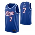 Wholesale Cheap Men's Sacramento Kings #7 Kyle Guy Blue 2019-20 Hardwood Classics Jersey