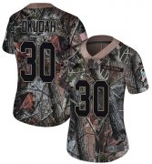 Wholesale Cheap Nike Lions #30 Jeff Okudah Camo Women's Stitched NFL Limited Rush Realtree Jersey