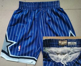 Wholesale Cheap Men\'s Orlando Magic #32 Shaquille O\'neal 1994-95 Purple Hardwood Classics Soul Swingman Throwback Shorts