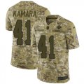 Wholesale Cheap Nike Saints #41 Alvin Kamara Camo Youth Stitched NFL Limited 2018 Salute to Service Jersey