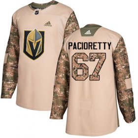 Wholesale Cheap Adidas Golden Knights #67 Max Pacioretty Camo Authentic 2017 Veterans Day Stitched Youth NHL Jersey