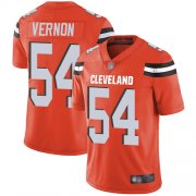 Wholesale Cheap Nike Browns #54 Olivier Vernon Orange Alternate Men's Stitched NFL Vapor Untouchable Limited Jersey