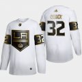 Wholesale Cheap Los Angeles Kings #32 Anze Kopitar Men's Adidas White Golden Edition Limited Stitched NHL Jersey