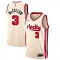 Wholesale Cheap Blazers #3 C.J. McCollum Cream Basketball Swingman City Edition 2019-20 Jersey