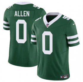 Men\'s New York Jets #0 Braelon Allen Green 2023 F.U.S.E Throwback Limited Stitched Jersey