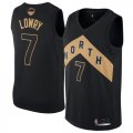 Cheap Raptors #7 Kyle Lowry Black 2019 Finals Bound Youth Basketball Swingman City Edition Jersey