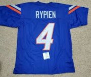 Wholesale Mens Boise State Broncos #4 Brett Rypien Nike Royal College Football Jersey