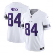 Wholesale Cheap Men's Minnesota Vikings #84 Randy Moss White 2024 F.U.S.E. Winter Warrior Limited Stitched Jersey