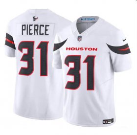 Cheap Men\'s Houston Texans #31 Dameon Pierce White 2024 Vapor F.U.S.E. Limited Football Stitched Jersey