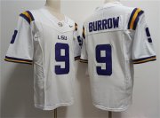 Cheap Men's LSU Tigers #9 Joe Burreaux White 2023 Stitched Baseball Jersey