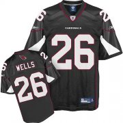 Wholesale Cheap Cardinals #26 Chris Wells Black Stitched NFL Jersey