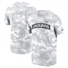 Cheap Men\'s Jacksonville Jaguars 2024 Arctic Camo Salute To Service Performance T-Shirt