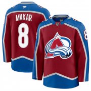 Men's Colorado Avalanche #8 Cale Makar Burgundy 2024-25 Home Stitched Jersey