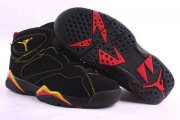 Wholesale Cheap Air Jordan 7 Retro Shoes Black/Yellow