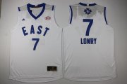 Wholesale Cheap 2015-16 NBA Eastern All-Stars Men's #7 Kyle Lowry Revolution 30 Swingman White Jersey