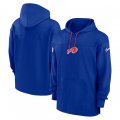 Cheap Men's Buffalo Bills Royal Performance Pullover Hoodie