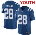 Wholesale Cheap Youth indianapolis colts #28 jonathan taylor blue stitched nike jersey