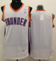 Wholesale Cheap Oklahoma City Thunder Blank White Swingman Jersey