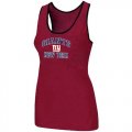 Wholesale Cheap Women's Nike New York Giants Heart & Soul Tri-Blend Racerback Stretch Tank Top Red