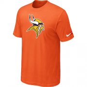 Wholesale Cheap Nike Minnesota Vikings Sideline Legend Authentic Logo Dri-FIT NFL T-Shirt Orange